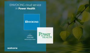 SoftOne EINVOICING cloud service in Power Health