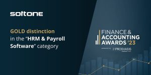 Another gold distinction for SoftOne at the “Finance & Accounting Awards 2023”